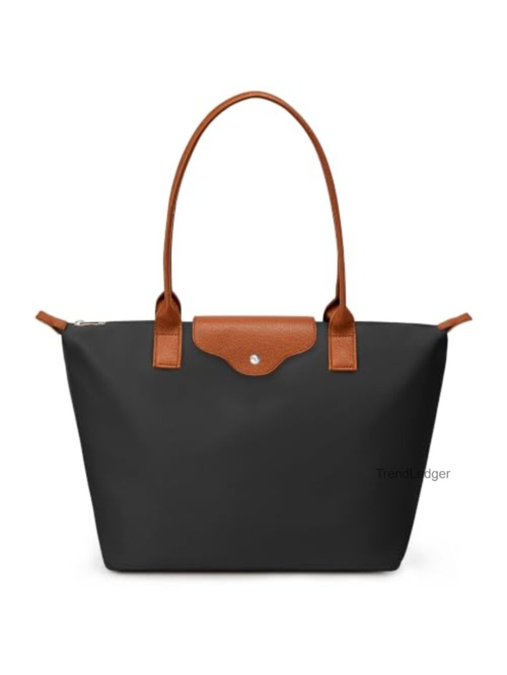 Nylon Top-Handle Tote Bag Large Lightweight Shoulder Hobo Zipper